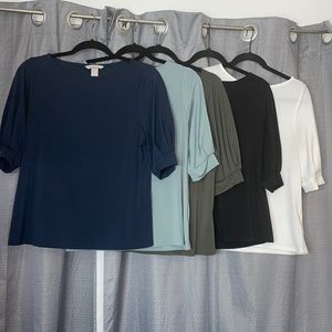 Set of 5 shirts perfect for the office
